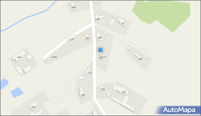 Biedrzychowice, Biedrzychowice, 152, mapa Biedrzychowice