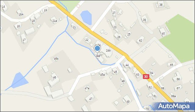 Biedrzychowice, Biedrzychowice, 24a, mapa Biedrzychowice