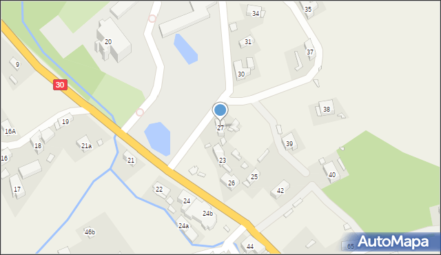 Biedrzychowice, Biedrzychowice, 27, mapa Biedrzychowice