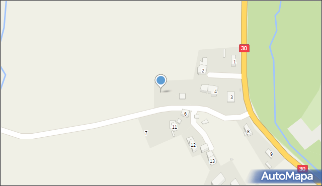 Biedrzychowice, Biedrzychowice, 5, mapa Biedrzychowice