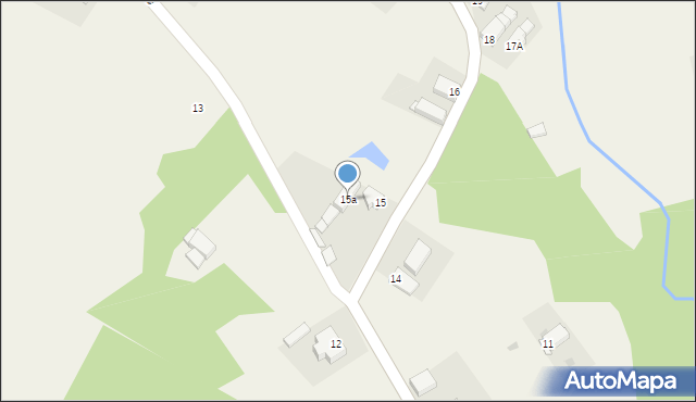 Biedrzychowice Dolne, Biedrzychowice Dolne, 15a, mapa Biedrzychowice Dolne