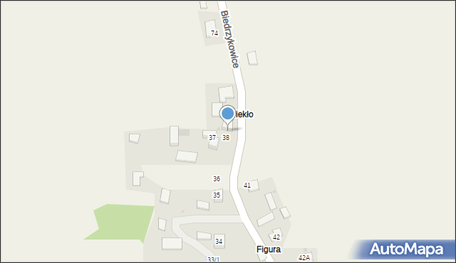 Biedrzykowice, Biedrzykowice, 39, mapa Biedrzykowice