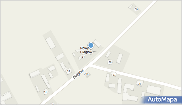 Bieglów, Bieglów, 35, mapa Bieglów