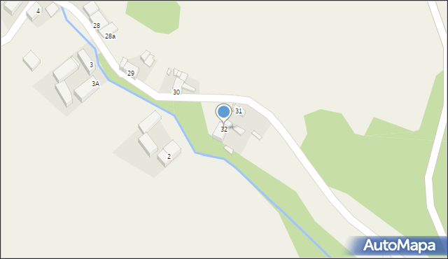 Biegoszów, Biegoszów, 32, mapa Biegoszów