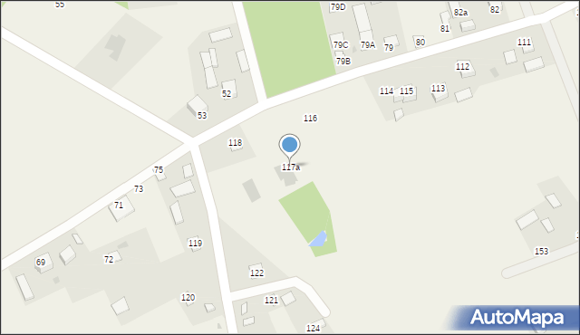 Biejków, Biejków, 117a, mapa Biejków