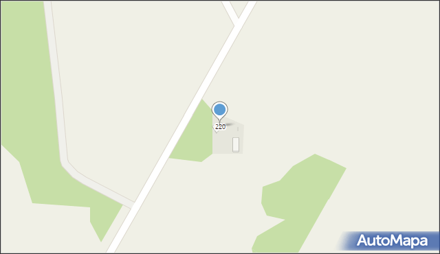 Biejków, Biejków, 220, mapa Biejków