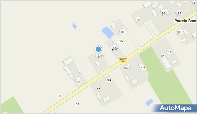 Biejków, Biejków, 30, mapa Biejków