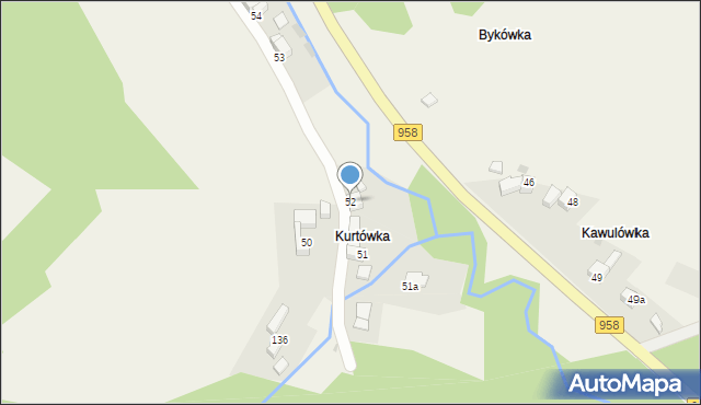 Bielanka, Bielanka, 52, mapa Bielanka