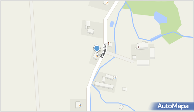 Bielanka, Bielanka, 6, mapa Bielanka