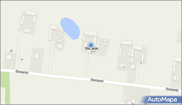 Bielanki, Bielanki, 3, mapa Bielanki
