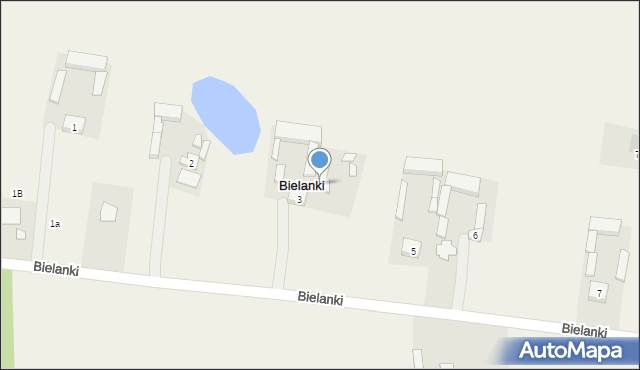 Bielanki, Bielanki, 4, mapa Bielanki