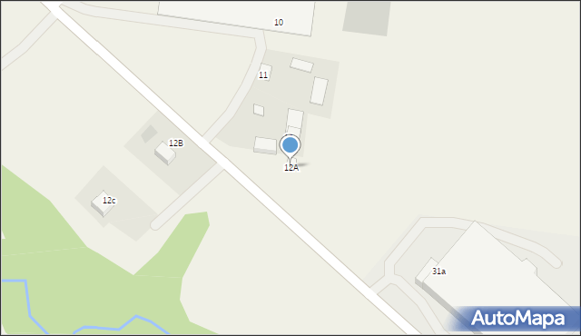 Bielany, Bielany, 12A, mapa Bielany