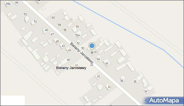 Bielany-Jarosławy, Bielany-Jarosławy, 46, mapa Bielany-Jarosławy