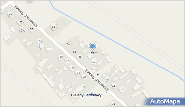 Bielany-Jarosławy, Bielany-Jarosławy, 54, mapa Bielany-Jarosławy