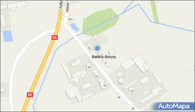 Bielany-Wąsy, Bielany-Wąsy, 35, mapa Bielany-Wąsy