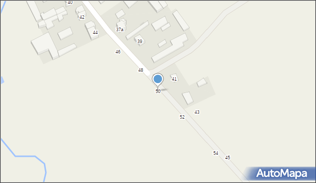 Bielany-Wąsy, Bielany-Wąsy, 50, mapa Bielany-Wąsy