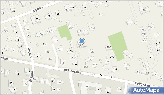 Bielawa, Bielawa, 15C, mapa Bielawa