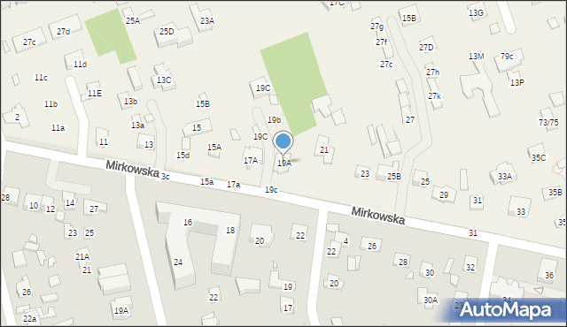 Bielawa, Bielawa, 19A, mapa Bielawa