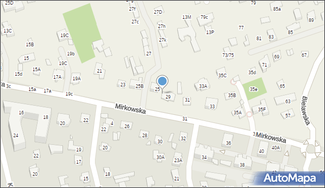 Bielawa, Bielawa, 27, mapa Bielawa