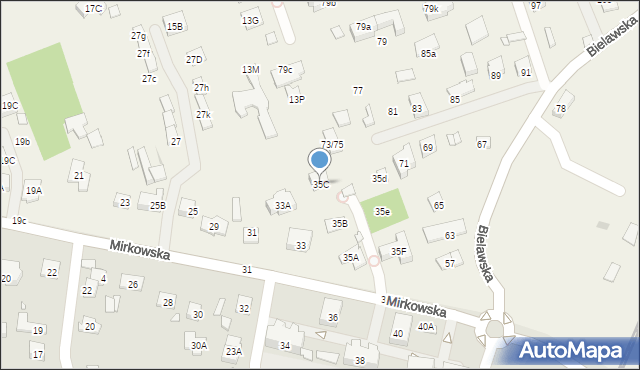Bielawa, Bielawa, 35C, mapa Bielawa
