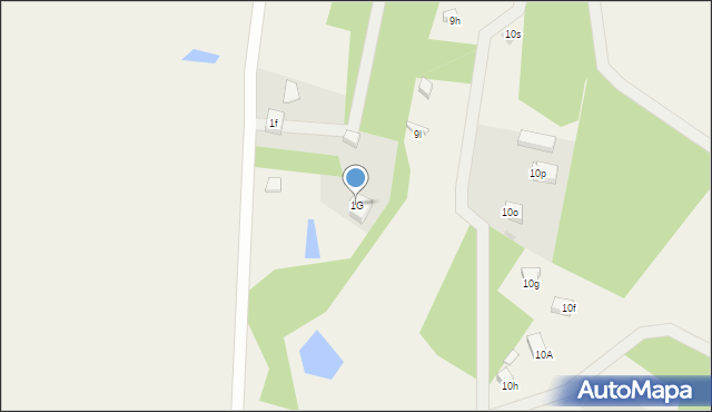 Bielawki, Bielawki, 1G, mapa Bielawki