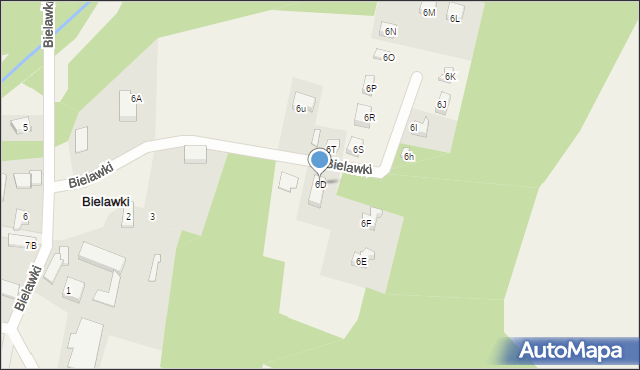 Bielawki, Bielawki, 6D, mapa Bielawki
