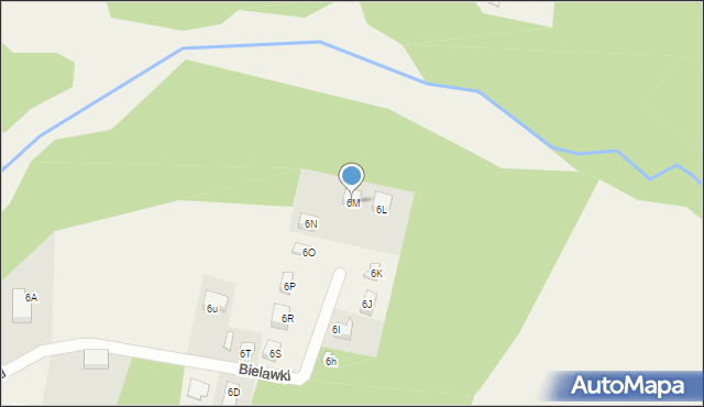 Bielawki, Bielawki, 6M, mapa Bielawki