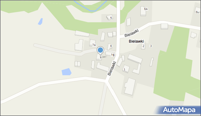 Bielawki, Bielawki, 7, mapa Bielawki