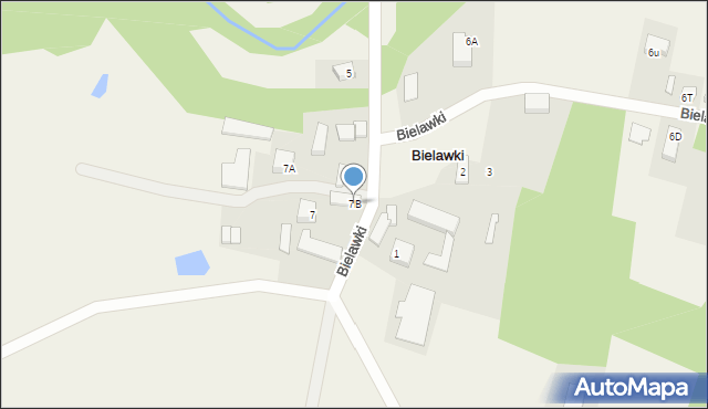 Bielawki, Bielawki, 7B, mapa Bielawki