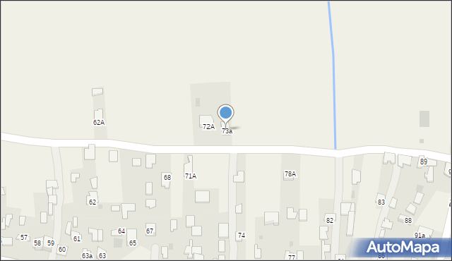 Bielcza, Bielcza, 73a, mapa Bielcza