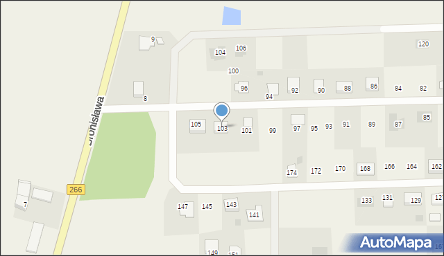 Biele, Biele, 103, mapa Biele