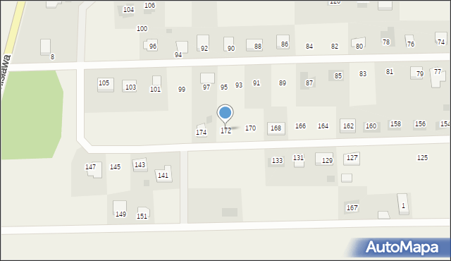 Biele, Biele, 172, mapa Biele