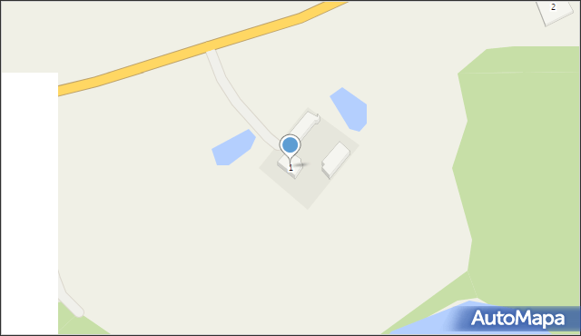 Bieleń, Bieleń, 1, mapa Bieleń