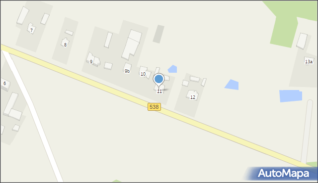 Bielice, Bielice, 11, mapa Bielice