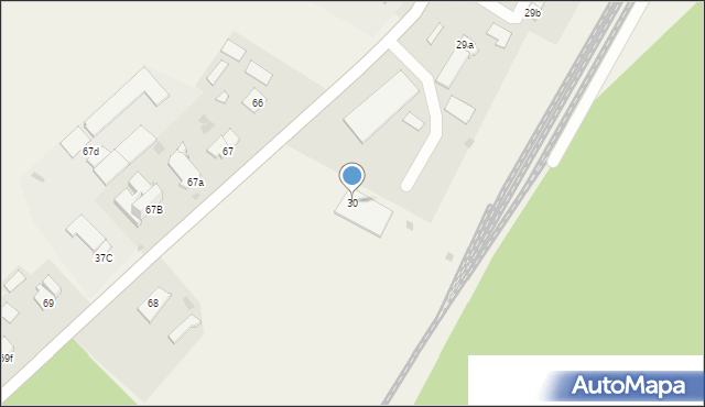 Bielice, Bielice, 30, mapa Bielice