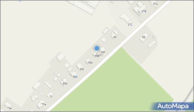 Bielice, Bielice, 69e, mapa Bielice