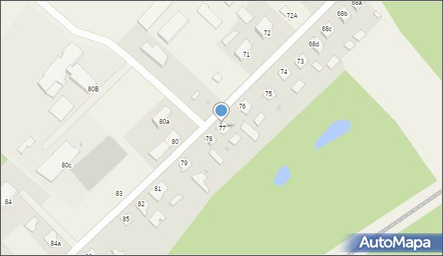 Bielice, Bielice, 77, mapa Bielice