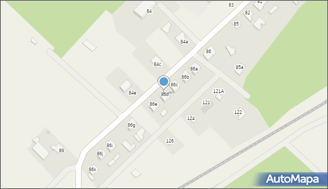 Bielice, Bielice, 86d, mapa Bielice