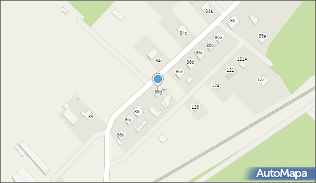 Bielice, Bielice, 86g, mapa Bielice