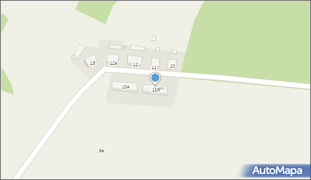 Bielice, Bielice, 11A, mapa Bielice