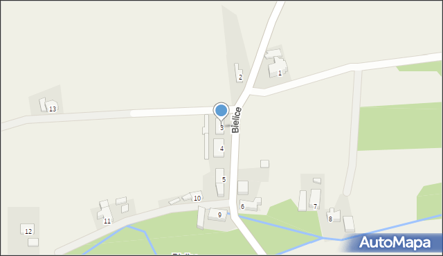 Bielice, Bielice, 3, mapa Bielice