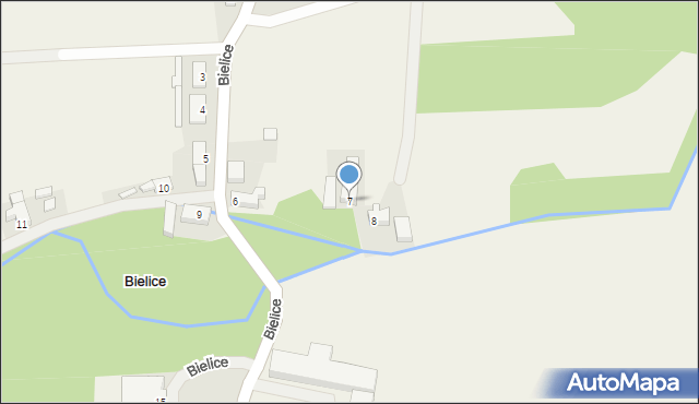 Bielice, Bielice, 7, mapa Bielice
