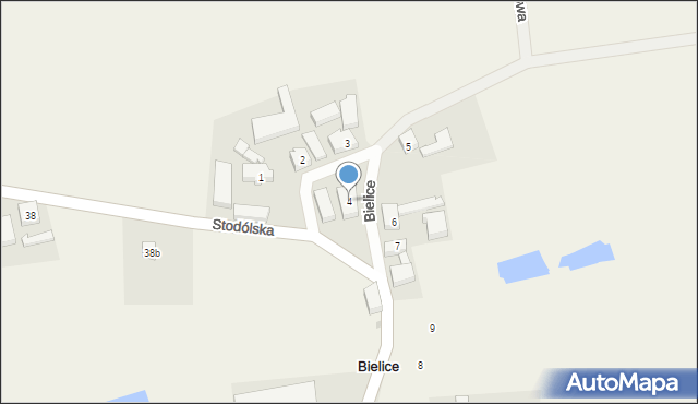 Bielice, Bielice, 4, mapa Bielice