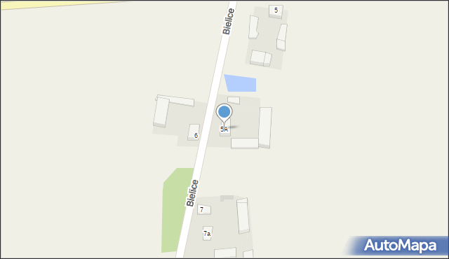Bielice, Bielice, 5A, mapa Bielice