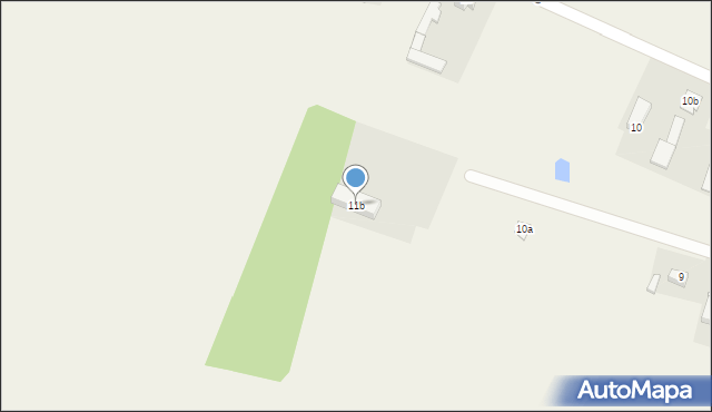 Bielice, Bielice, 11b, mapa Bielice