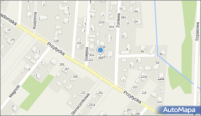 Bielicha, Bielicha, 94A, mapa Bielicha