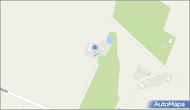 Bielin, Bielin, 1a, mapa Bielin
