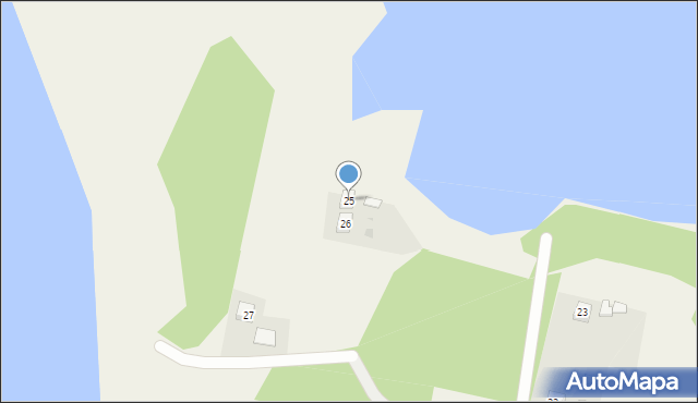 Bielinek, Bielinek, 25, mapa Bielinek