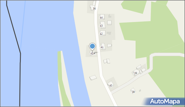 Bielinek, Bielinek, 41A, mapa Bielinek