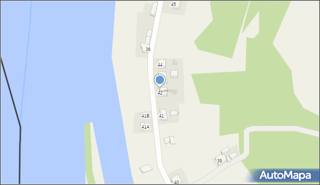 Bielinek, Bielinek, 42, mapa Bielinek